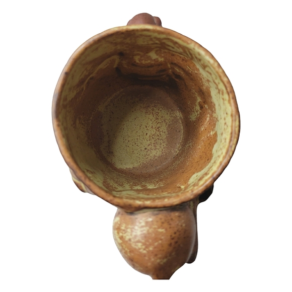 Vintage Novelty 3-D Moose Through Tree Trunk Stoneware Farm Gorp Mug - Picture 6 of 7